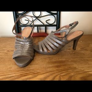 Dark Gray Metallic Shoes
